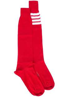 Thom Browne носки с полосатой отделкой