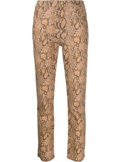 FRAME snakeskin-effect jeans