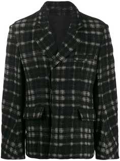 Ann Demeulemeester check pattern jacket