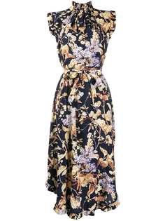 Zimmermann floral sleeveless shirt dress