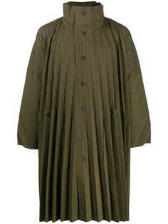 Homme Plissé Issey Miyake pleated raincoat