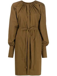 Uma Wang tie-fastening midi dress