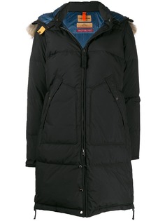Parajumpers пуховик с меховой отделкой на капюшоне