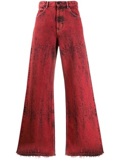 Marni dyed wide leg jeans