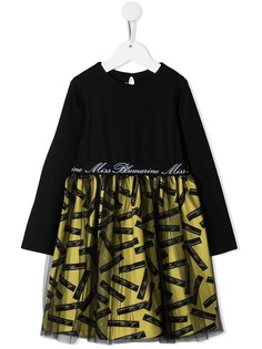 Miss Blumarine платье с тюлем