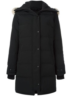 Canada Goose пальто-пуховик Shelburne с мехом койота