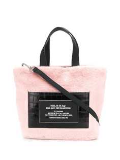 Diesel script print tote bag