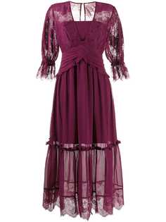 Three Floor Desire lace-embellished dress