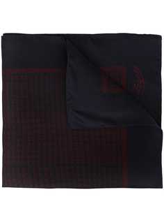 Ermenegildo Zegna geometric print pocket square