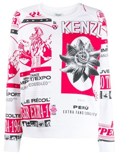 Kenzo printed raglan sleeve sweatshirt