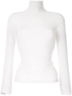 Barrie roll-neck fitted sweater