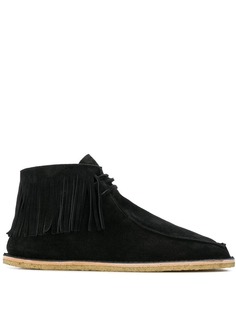 Saint Laurent ботинки с бахромой