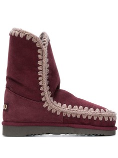 Mou whipstitched ankle boots