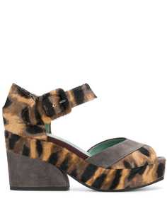 Paola Darcano leopard print sandals
