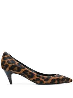 Saint Laurent leopard print pumps