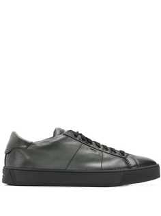 Santoni кроссовки на шнуровке