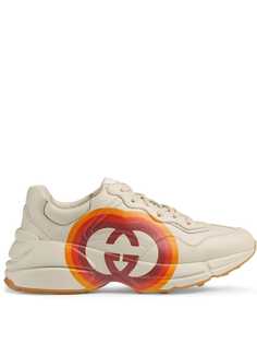 Gucci кроссовки Rhyton с логотипом Interlocking G