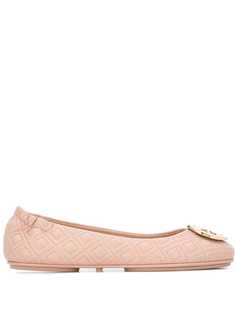 Tory Burch стеганые балетки с логотипом