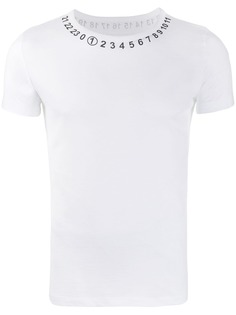 Maison Margiela футболка с круглым вырезом и принтом