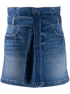 FRAME джинсовая юбка с присборенной талией
