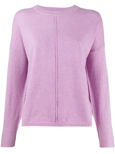 Allude джемпер свободного кроя с круглым вырезом