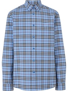 Burberry поплиновая рубашка в клетку Vintage Check