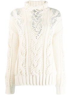 Ermanno Scervino джемпер кроя слим с высоким воротником