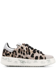 White Premiata кеды с леопардовым узором