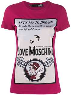 Love Moschino футболка с принтом