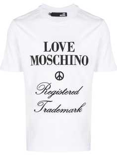 Love Moschino футболка с логотипом