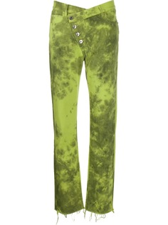 MarquesAlmeida tie dye asymmetric jeans