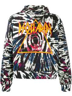 Dsquared2 tie-dye logo print hoodie