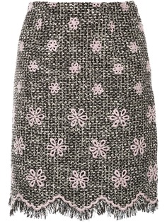 Giambattista Valli floral embroidered skirt