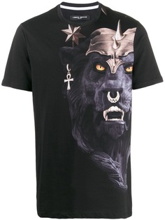 Frankie Morello lion print T-shirt