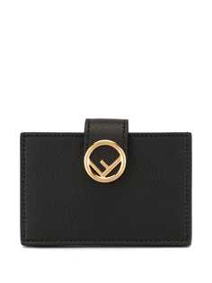 Fendi logo plaque cardholder
