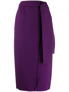 Rochas Wrap midi skirt