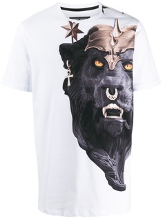 Frankie Morello lion print T-shirt