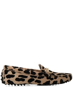 Tods animal pattern driving loafers Tod`S
