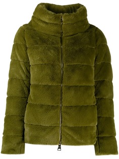 Herno quilted faux-fur jacket