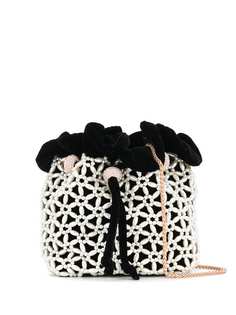 Sophia Webster pearl caged tote bag
