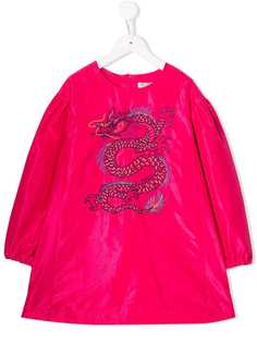 Kenzo Kids embroidered logo dress