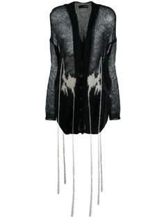 Isabel Benenato distressed style cardigan