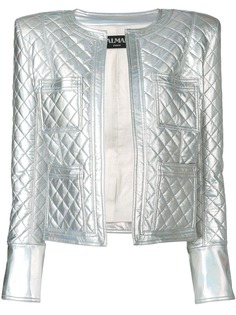 Balmain куртка с тисненой отделкой