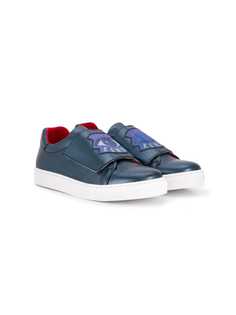 Kenzo Kids touch strap sneakers