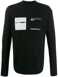 Julius long-sleeve graphic print T-shirt