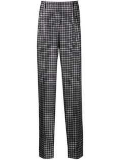 Giorgio Armani checked trousers