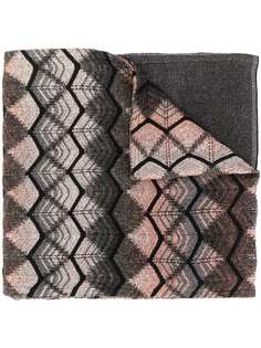 M Missoni zigzag print scarf