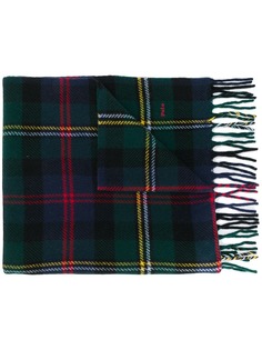 Ralph Lauren tartan fringed scarf