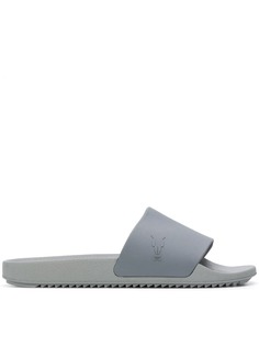 Rick Owens DRKSHDW logo embossed slides
