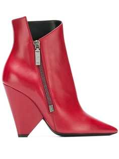 Saint Laurent асимметричные ботильоны Niki 85